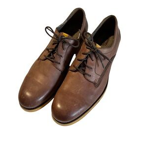 Wolverine Shoes 1883 Brown Leather Oxford Lace Up Mens US 12
